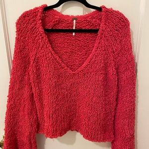 Free People Pink Sweater